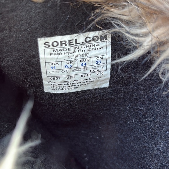 Sorel Joan of Arctic Winter Snow Boots NL1540-010 Waterproof Size 11 - Picture 9 of 9